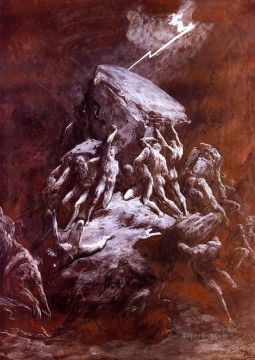 La Chute Des Titans Gustave Dore Oil Paintings